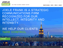 Tablet Screenshot of joelefrank.com